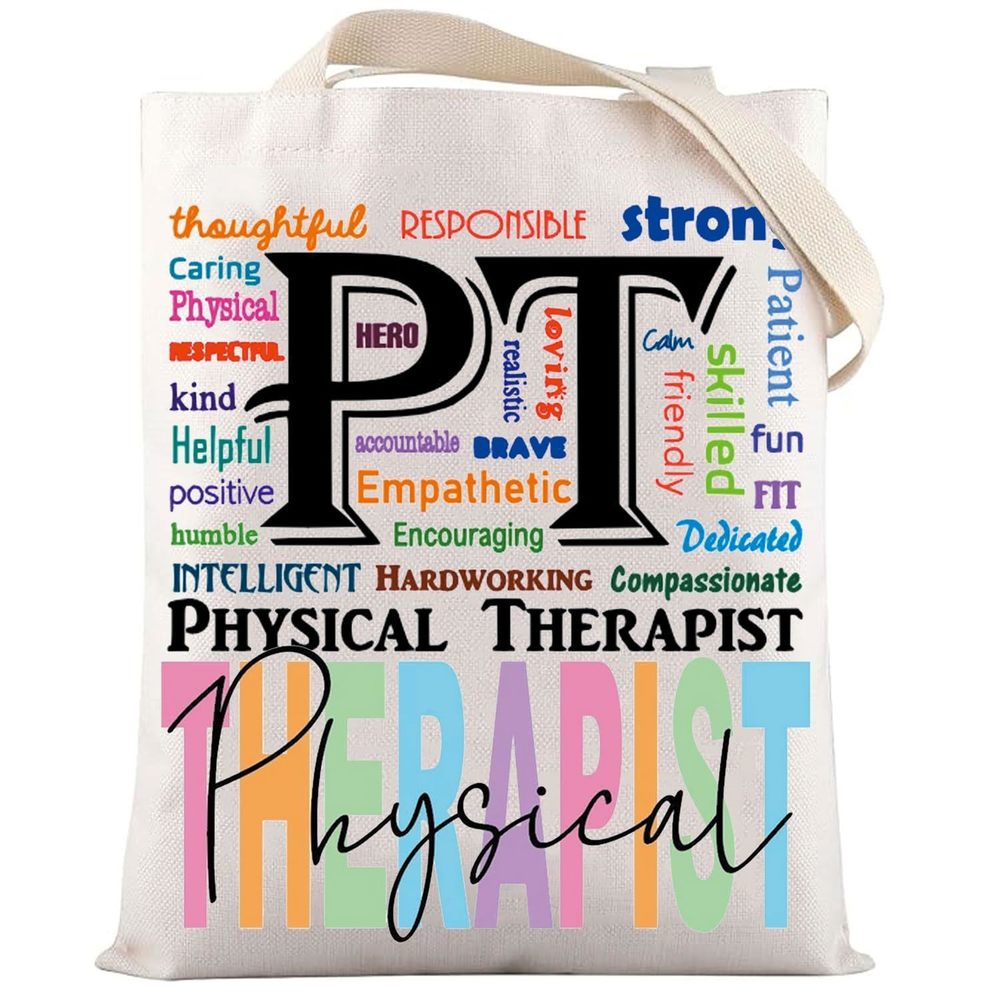 Physical Therapist Tote Bag Physical Therapy Gifts Pta Shoulder Bag Bag Pt :')